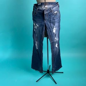 Degree Distressed Boot cut jeans 15 baby flare